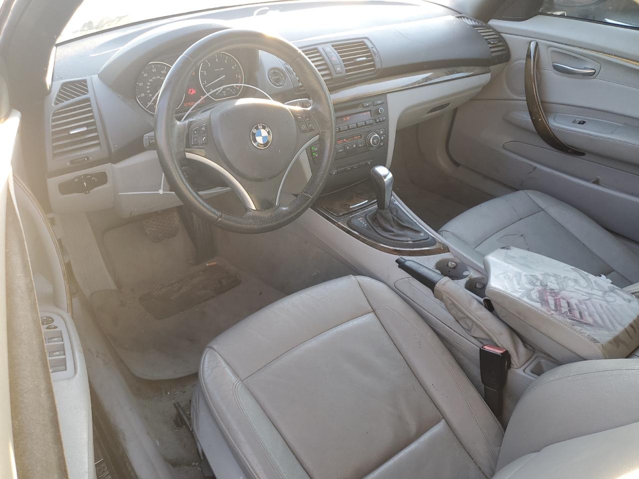 2008 BMW 1er VIN WBAUN93588VF55047 Copart auction photo, all over damage thumbnail 8