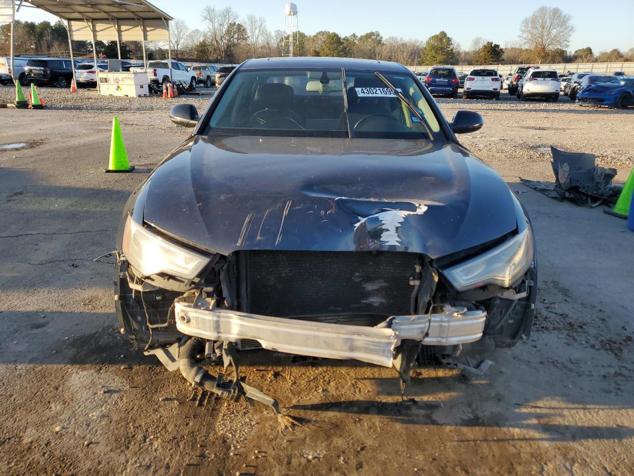 2015 Audi A6 VIN WAUGFAFC5FN027661 Copart auction photo, front end / minor dent/scratches damage thumbnail 5