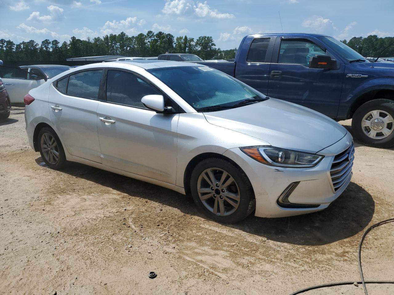 2017 Hyundai Elantra VIN 5NPD84LF2HH194398 Copart auction photo, water/flood damage thumbnail 4