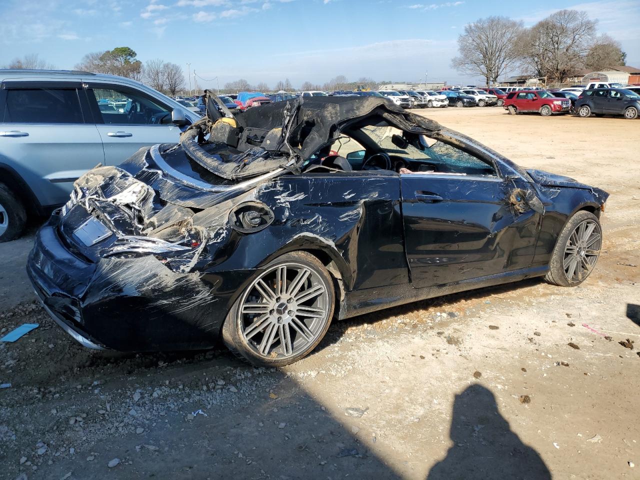 2014 Mercedes-Benz E-klasse VIN WDDKK7DF5EF247230 Copart auction photo, rollover damage thumbnail 3