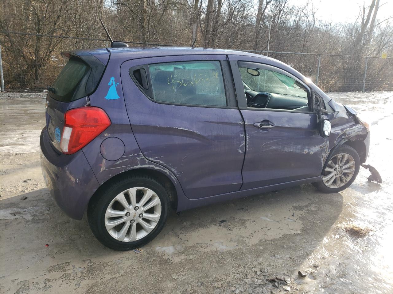 2016 Chevrolet Spark VIN KL8CD6SAXGC625808 Copart auction photo, front end / side damage thumbnail 3