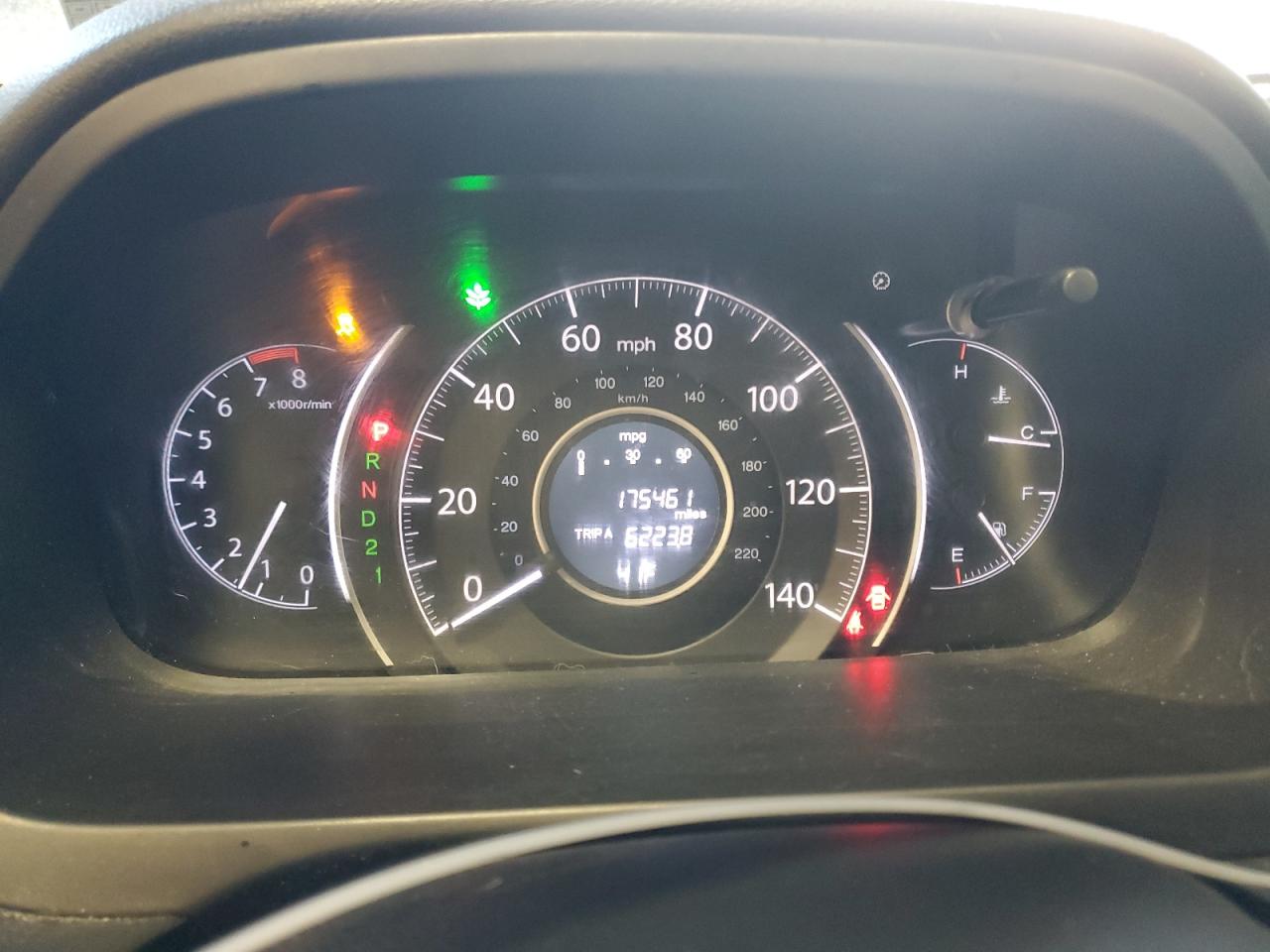 2014 Honda CR-V VIN 2HKRM4H30EH640088 Copart auction photo, front end damage thumbnail 9