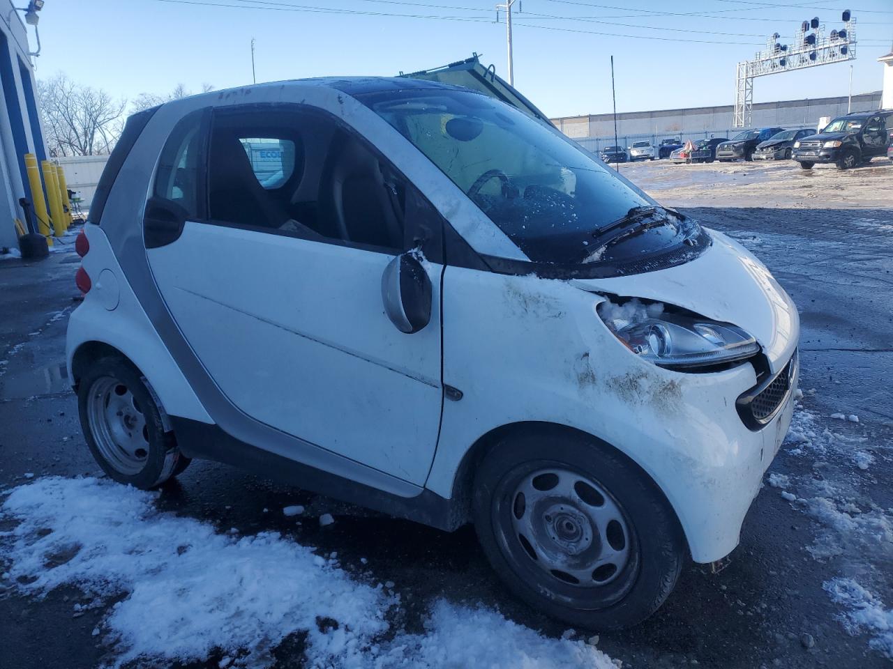 2015 Smart Fortwo VIN WMEEJ3BA0FK787542 Copart auction photo, rollover damage thumbnail 4