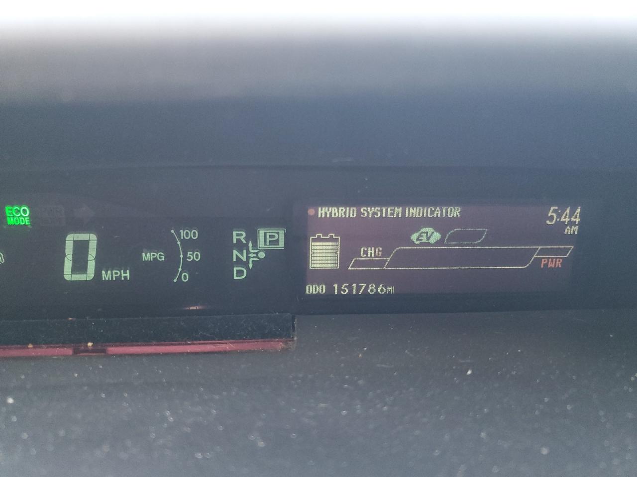 2012 Toyota Prius VIN JTDKN3DUXC1487084 Copart auction photo, side damage thumbnail 9