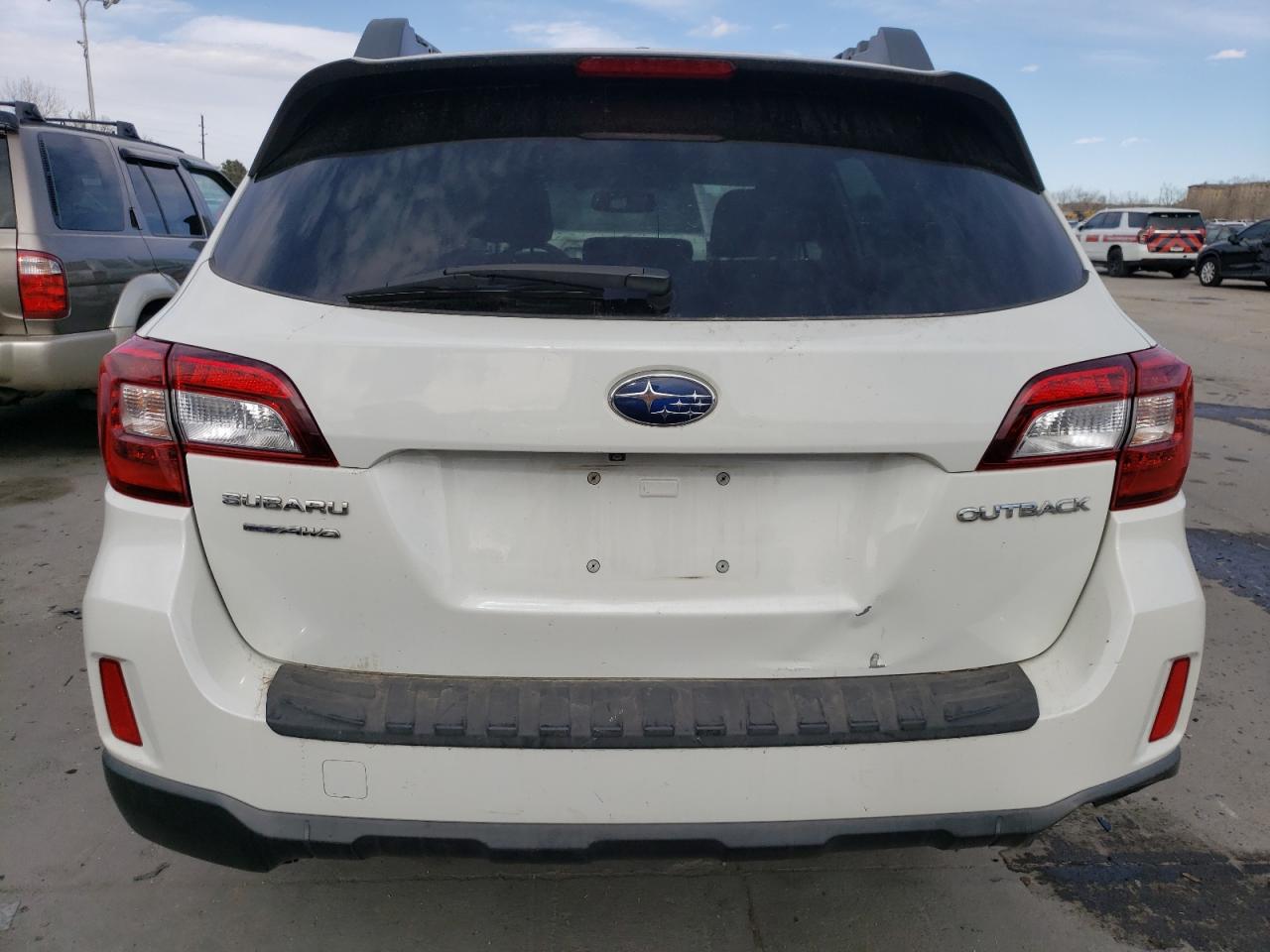 2015 Subaru Legacy VIN 4S4BSBFC8F3276073 Copart auction photo, rear end / hail damage thumbnail 6