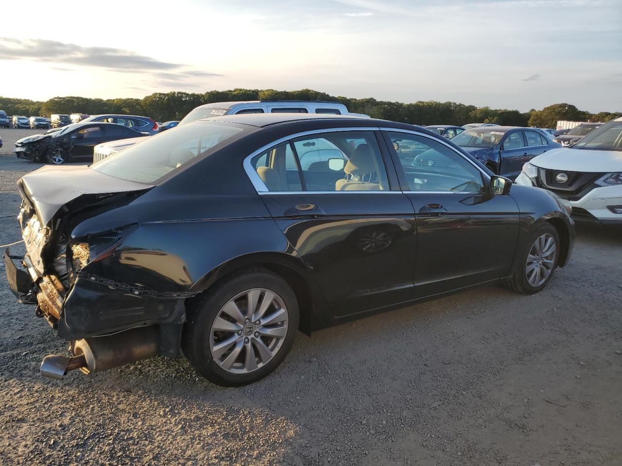 2012 Honda Accord VIN 1HGCP2F77CA187990 Copart auction photo, rear end / mechanical damage thumbnail 3