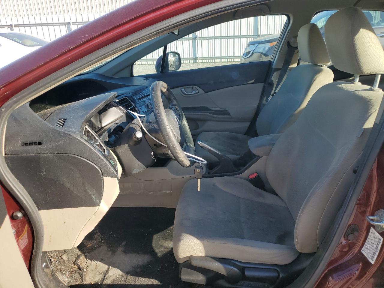 2013 Honda Civic VIN 2HGFB2F56DH599637 Copart auction photo, front end / minor dent/scratches damage thumbnail 7