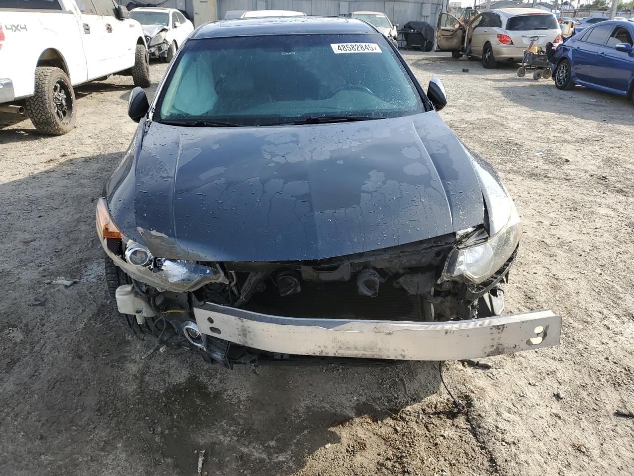 2011 Acura TSX VIN JH4CU2F62BC010490 Copart auction photo, front end / rear end damage thumbnail 5
