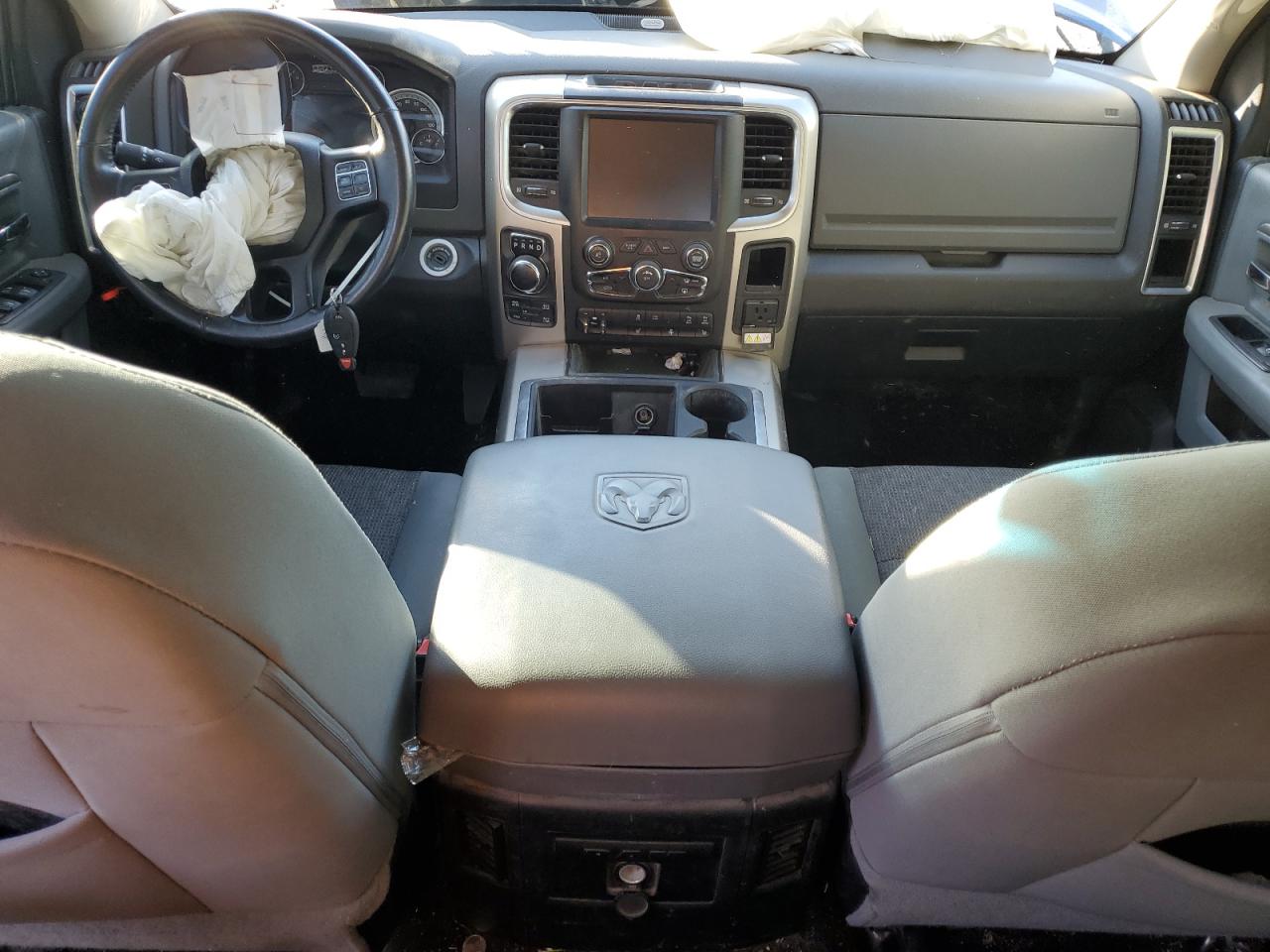 2014 RAM 1500 VIN 1C6RR7LT9ES214337 Copart auction photo, undercarriage / front end damage thumbnail 8