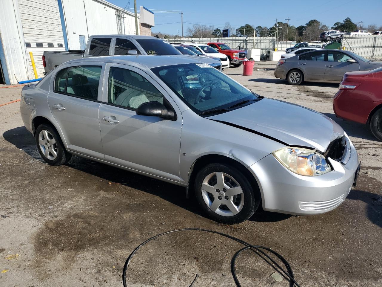2006 Chevrolet Cobalt VIN 1G1AK55F567710996 Copart auction photo, front end / side damage thumbnail 4