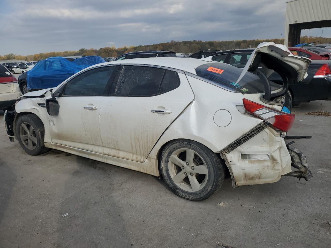 2015 KIA Optima VIN KNAGM4A71F5598582 Copart auction photo, all over damage thumbnail 2