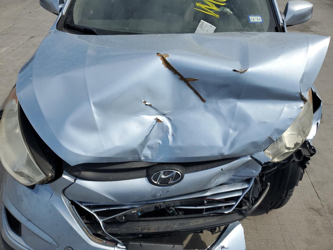 2011 Hyundai Tucson VIN KM8JU3AC7BU151296 Copart auction photo, front end damage thumbnail 12