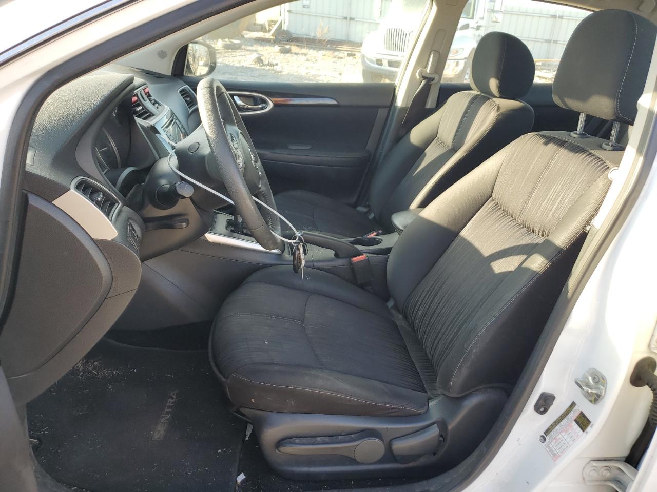 2017 Nissan Sentra VIN 3N1AB7AP7HY323808 Copart auction photo, burn damage thumbnail 7