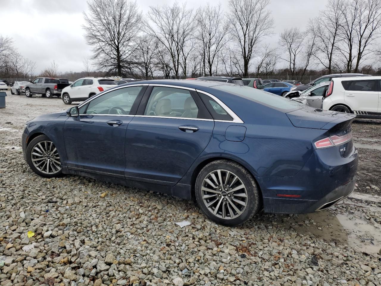 2017 Lincoln MKZ VIN 3LN6L5A94HR613581 Copart auction photo, front end / undercarriage damage thumbnail 2