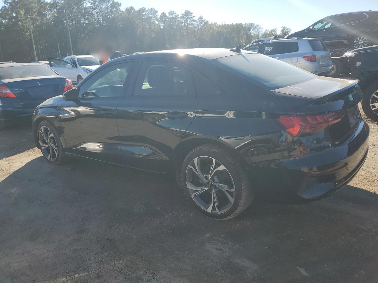 2023 Audi A3 VIN WAUAUDGY4PA092419 Copart auction photo, side damage thumbnail 2