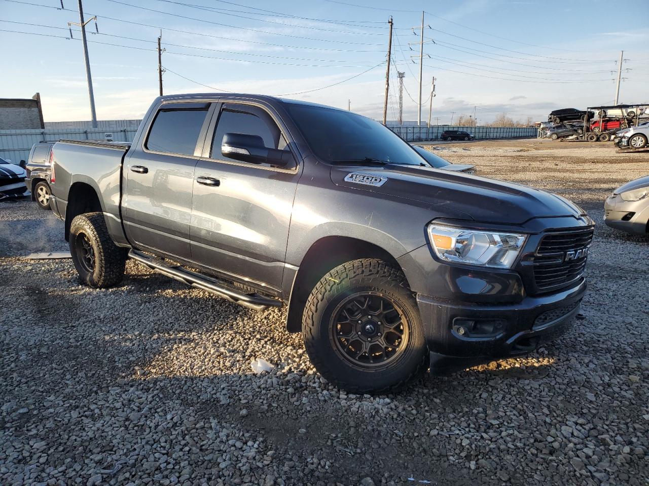 2019 RAM 1500 VIN 1C6SRFFT7KN885958 Copart auction photo, front end damage thumbnail 4