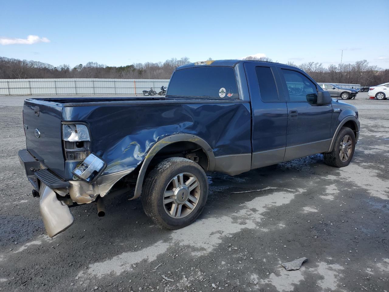 2005 Ford F-150 VIN 1FTPX12555NA75795 Copart auction photo, rear end / minor dent/scratches damage thumbnail 3