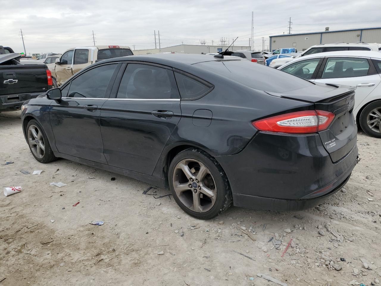 2013 Ford Fusion VIN 3FA6P0HR7DR105705 Copart auction photo, rear end / minor dent/scratches damage thumbnail 2