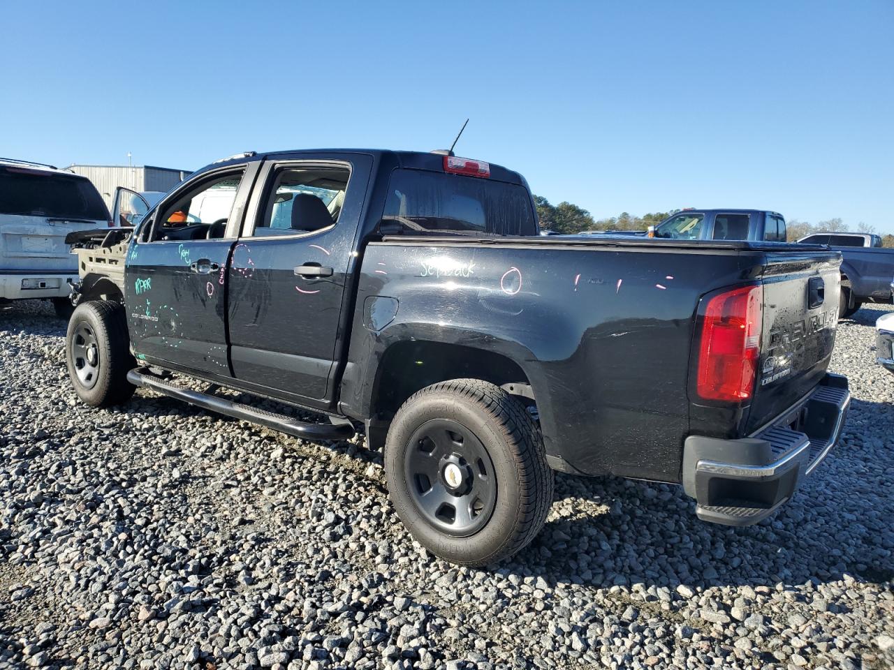 2021 Chevrolet Colorado VIN 1GCGSBEAXM1132060 Copart auction photo, front end damage thumbnail 2