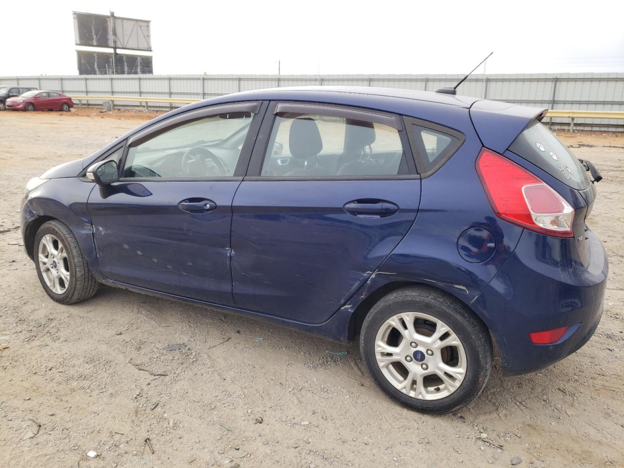 2016 Ford Fiesta VIN 3FADP4EJXGM182390 Copart auction photo, all over damage thumbnail 2