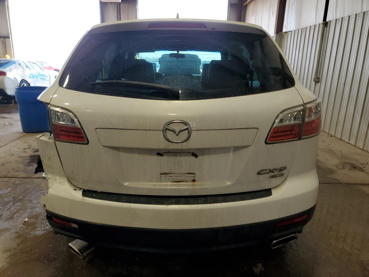 2011 Mazda CX-9 VIN JM3TB3BV5B0312892 Copart auction photo, rear end damage thumbnail 6