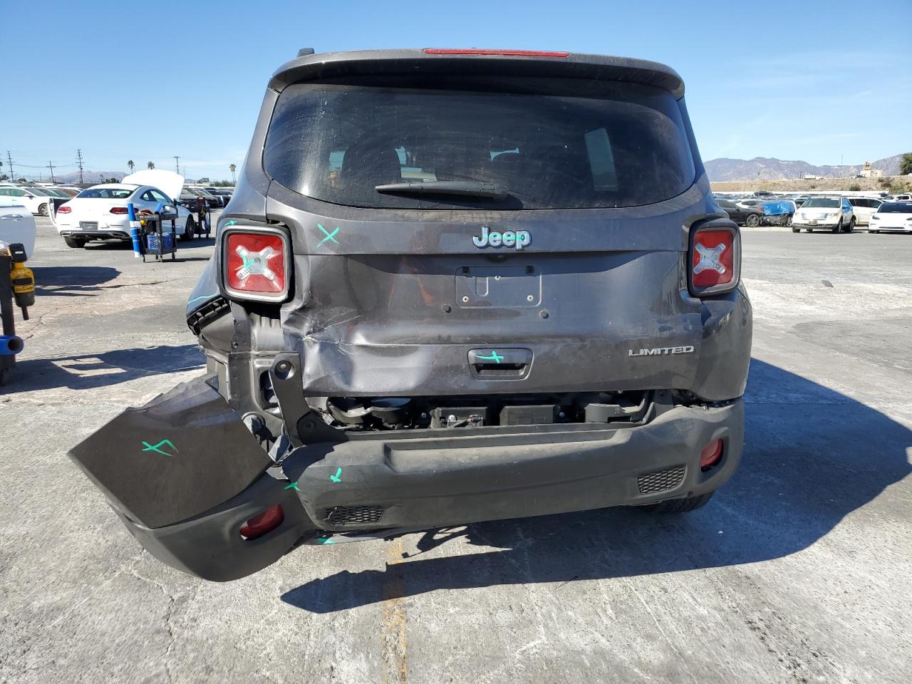 2020 Jeep Renegade VIN ZACNJAD13LPK99099 Copart auction photo, rear end damage thumbnail 6