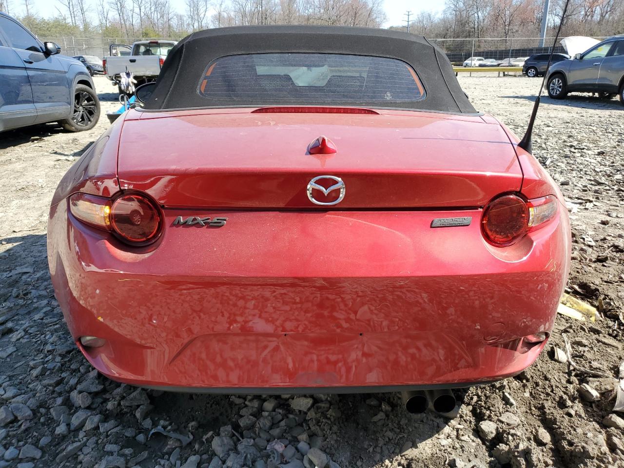2016 Mazda MX-5 VIN JM1NDAD70G0100360 Copart auction photo, front end damage thumbnail 6