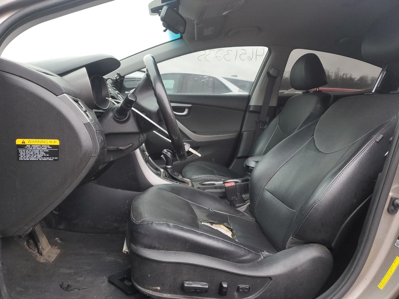 2015 Hyundai Elantra VIN 5NPDH4AE8FH624703 Copart auction photo, front end damage thumbnail 7