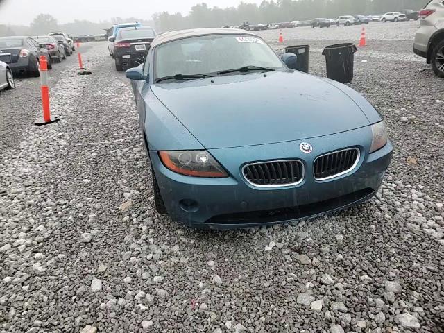 2003 BMW Z4 VIN 4USBT33423LS48070 Copart auction photo, rear end damage thumbnail 10