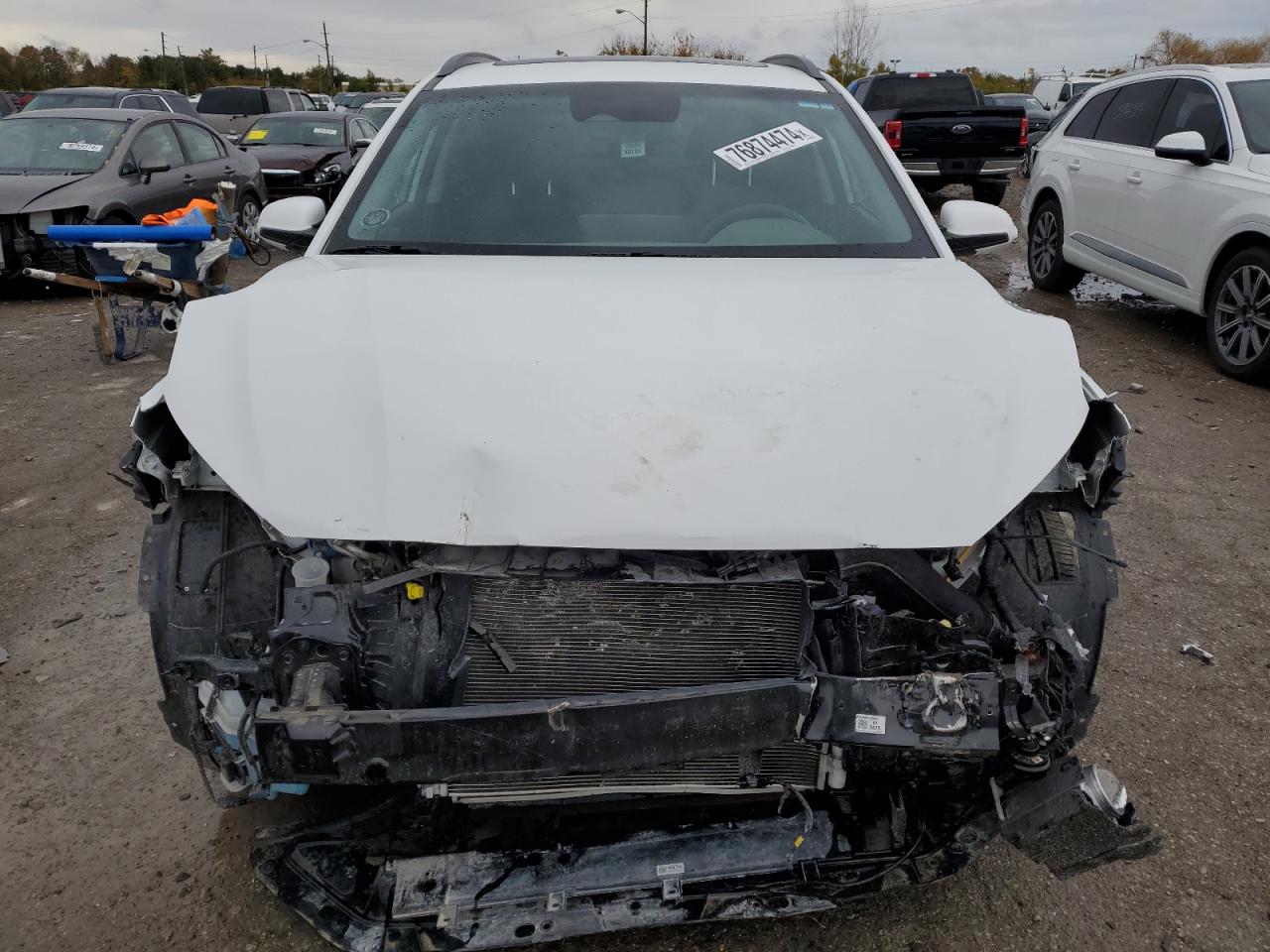 2022 Hyundai Kona VIN KM8K3CAB6NU840734 Copart auction photo, front end / minor dent/scratches damage thumbnail 5