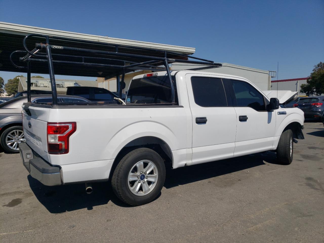 2018 Ford F-150 VIN 1FTEW1CB9JKE02046 Copart auction photo, front end damage thumbnail 3