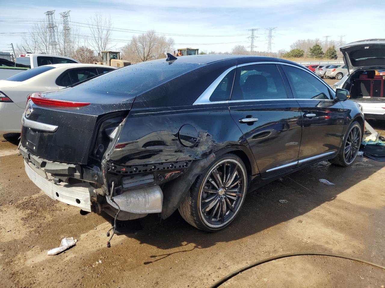 2013 Cadillac XTS VIN 2G61P5S33D9127652 Copart auction photo, rear end damage thumbnail 3
