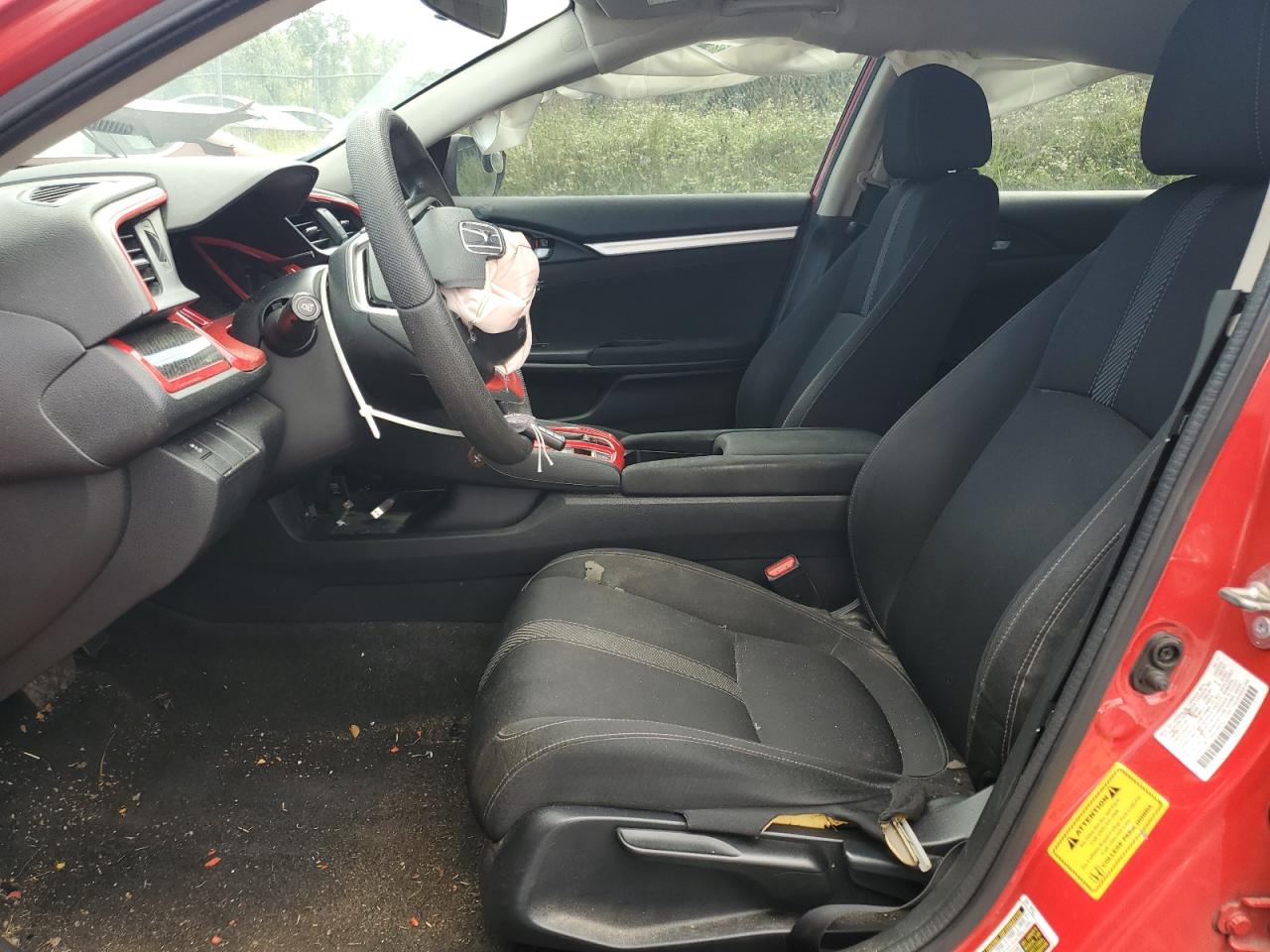 2017 Honda Civic VIN 2HGFC2F72HH519870 Copart auction photo, front end damage thumbnail 7