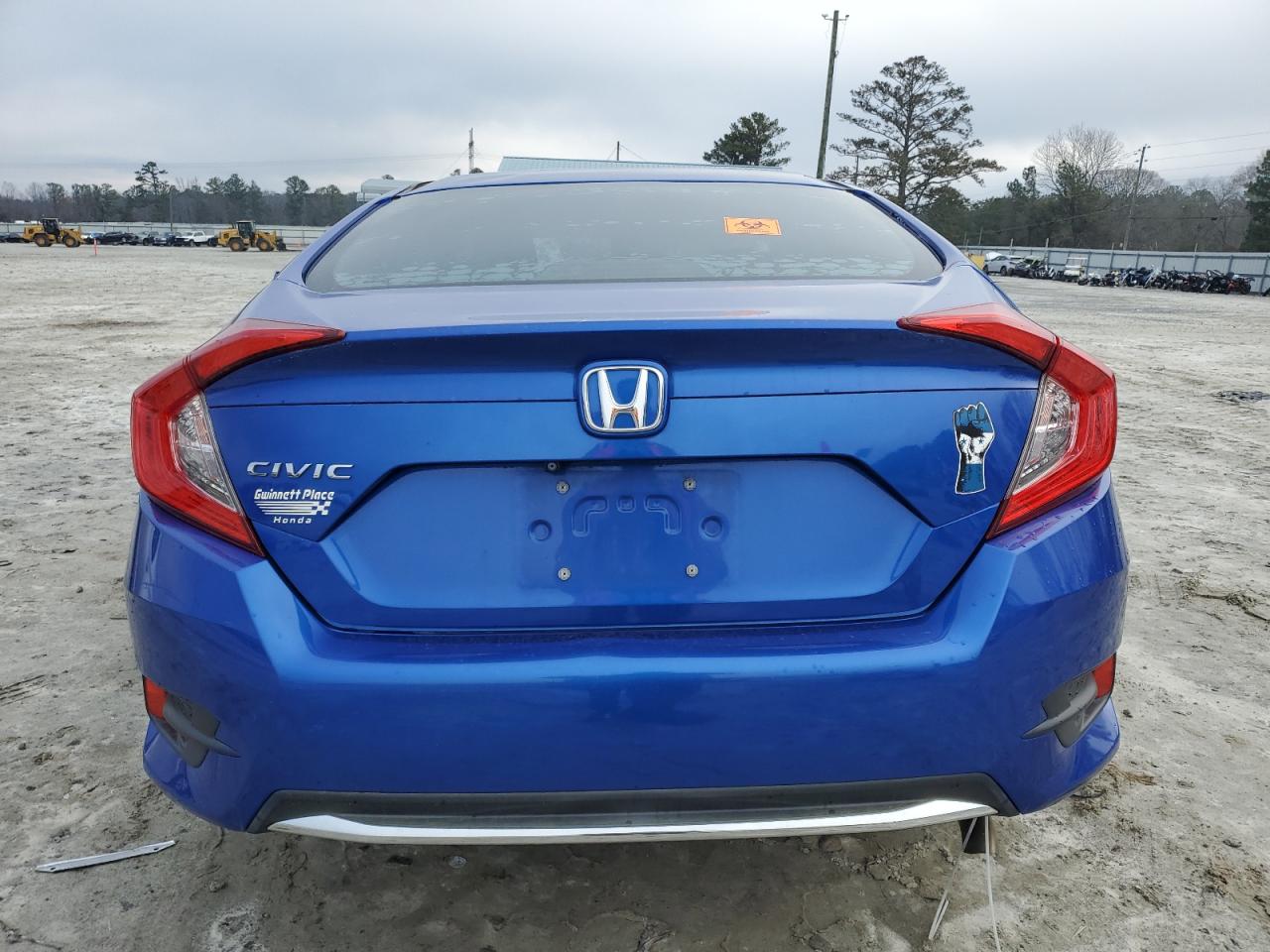 2019 Honda Civic VIN 19XFC2F63KE032735 Copart auction photo, all over damage thumbnail 6