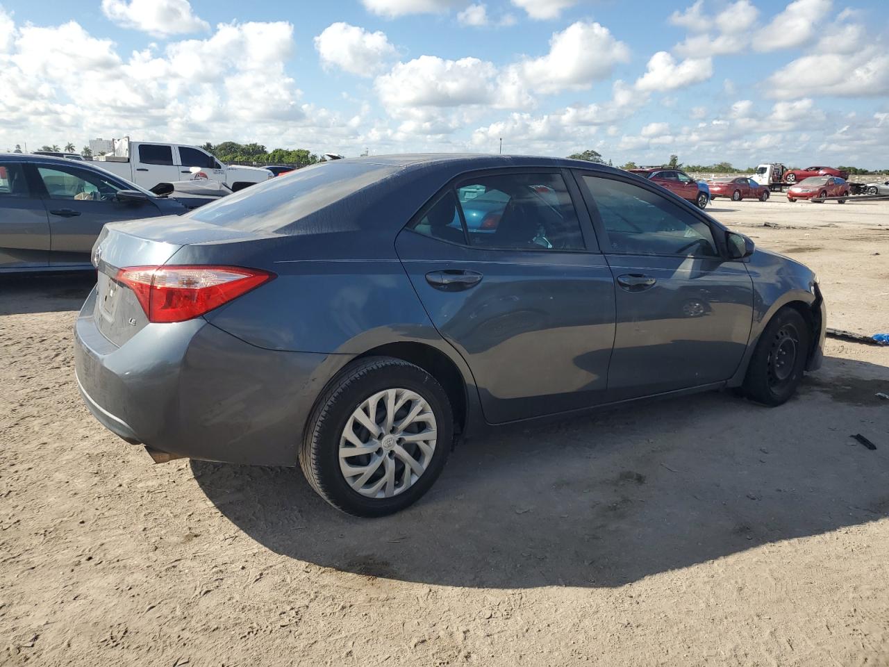 2017 Toyota Corolla VIN 2T1BURHE5HC809304 Copart auction photo, all over damage thumbnail 3