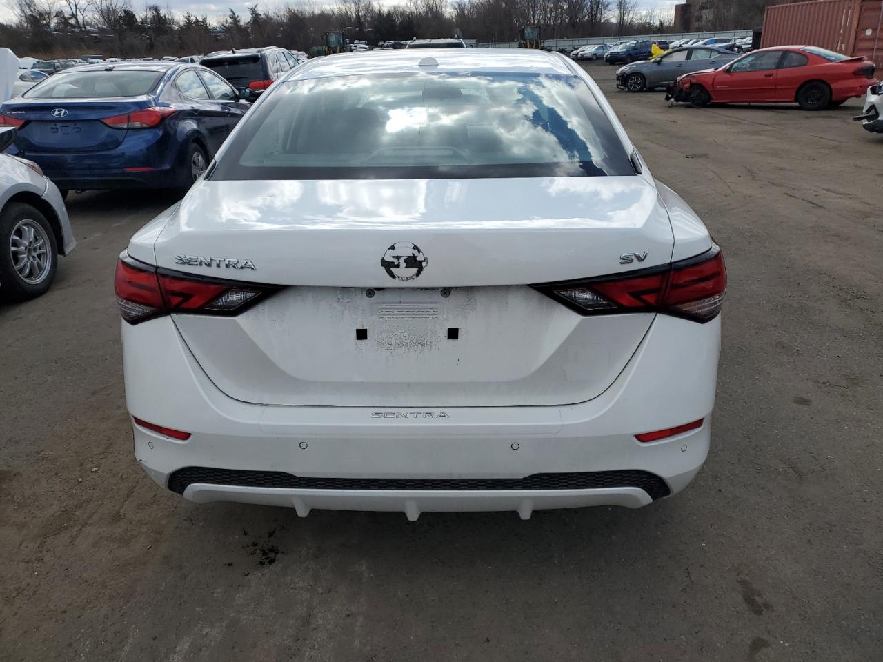 2022 Nissan Sentra VIN 3N1AB8CV4NY236140 Copart auction photo, front end damage thumbnail 6