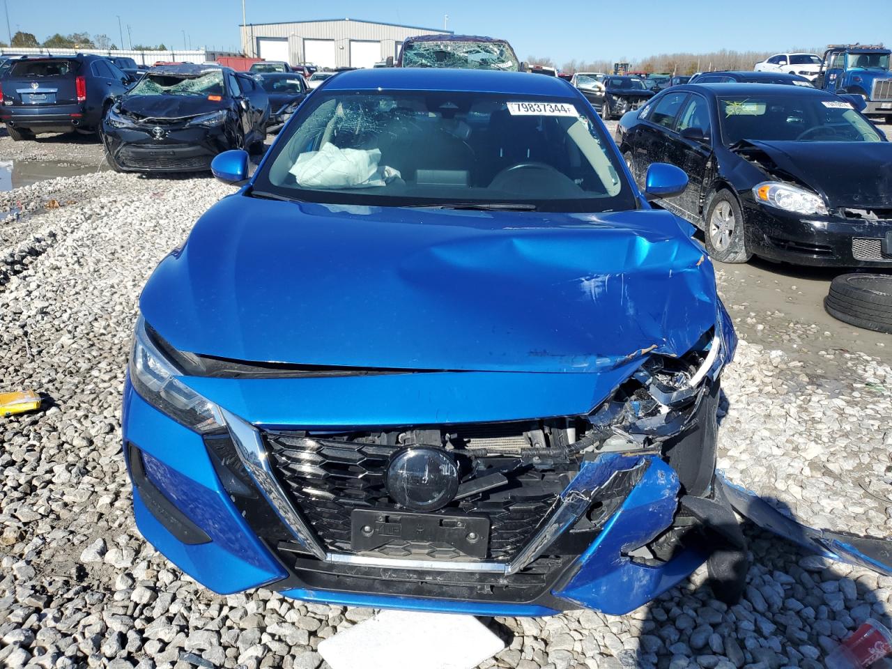 2022 Nissan Sentra VIN 3N1AB8CV9NY297063 Copart auction photo, front end damage thumbnail 5