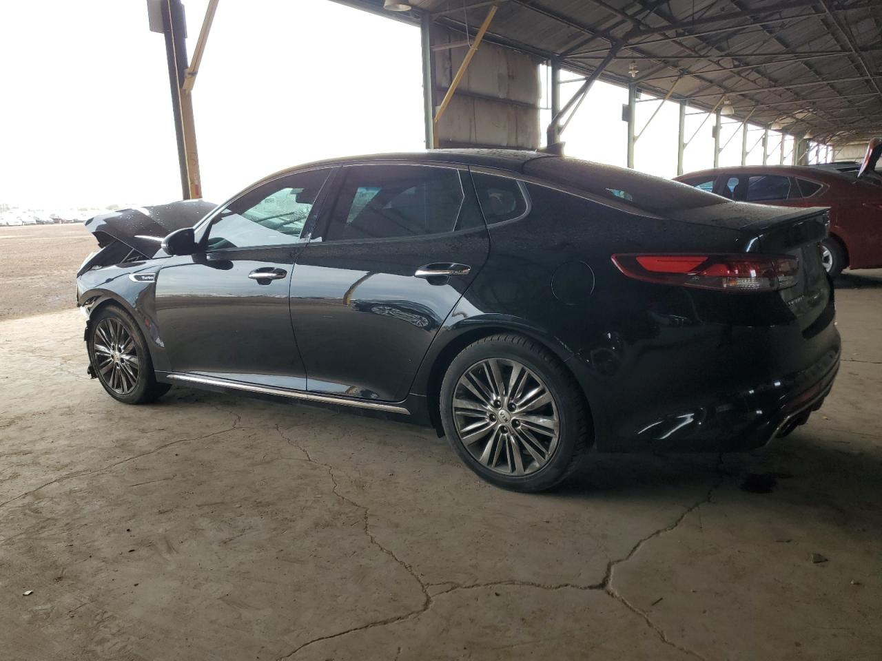 2017 KIA Optima VIN 5XXGV4L20HG129824 Copart auction photo, front end / mechanical damage thumbnail 2