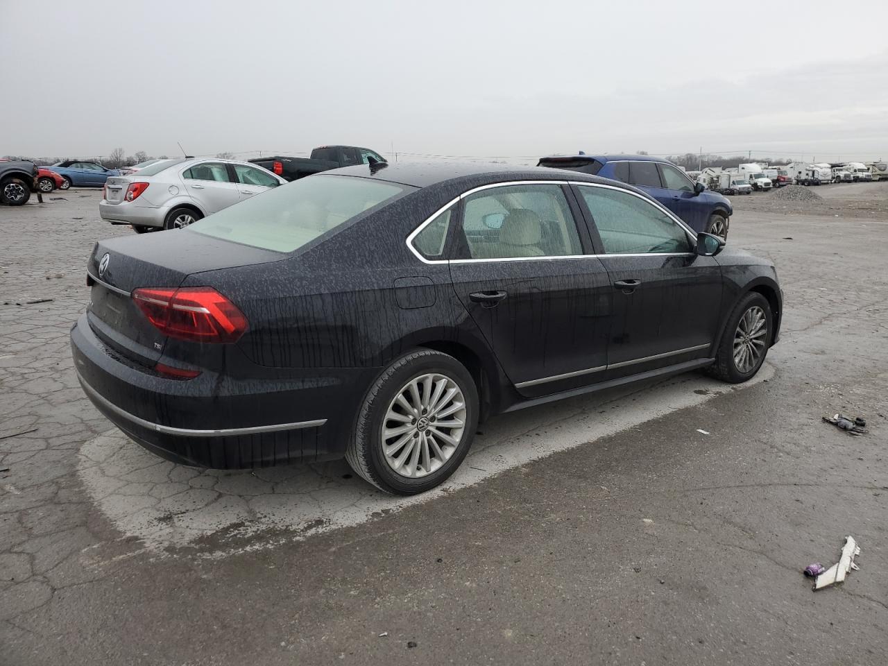 2017 Volkswagen Passat VIN 1VWBT7A38HC034972 Copart auction photo, side damage thumbnail 3