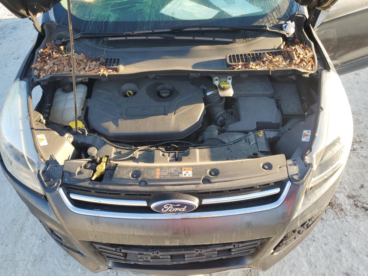 2015 Ford Escape VIN 1FMCU0J94FUB56683 Copart auction photo, front end / side damage thumbnail 12
