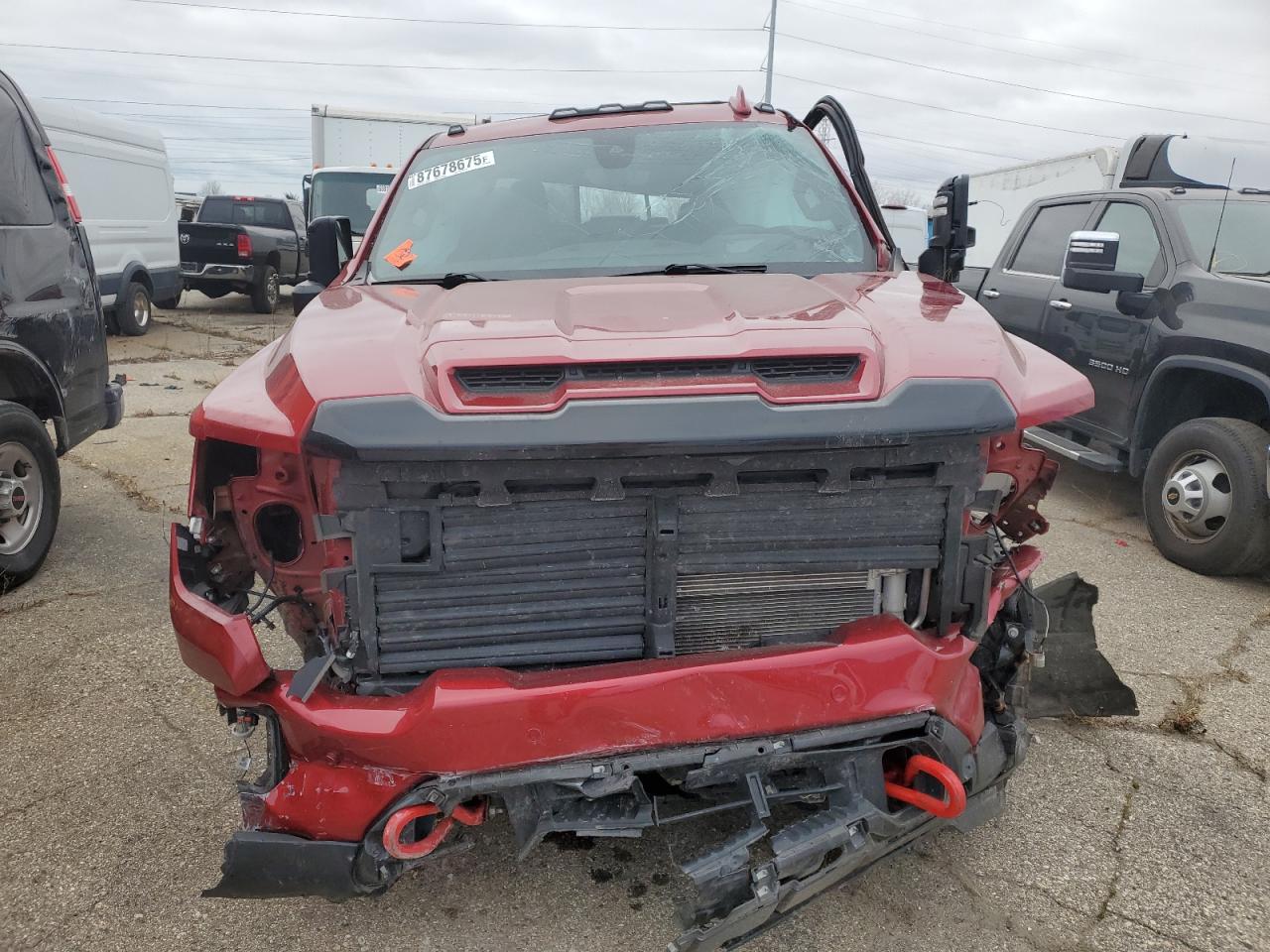 2022 GMC Sierra VIN 1GT49PEY7NF311220 Copart auction photo, rollover damage thumbnail 5