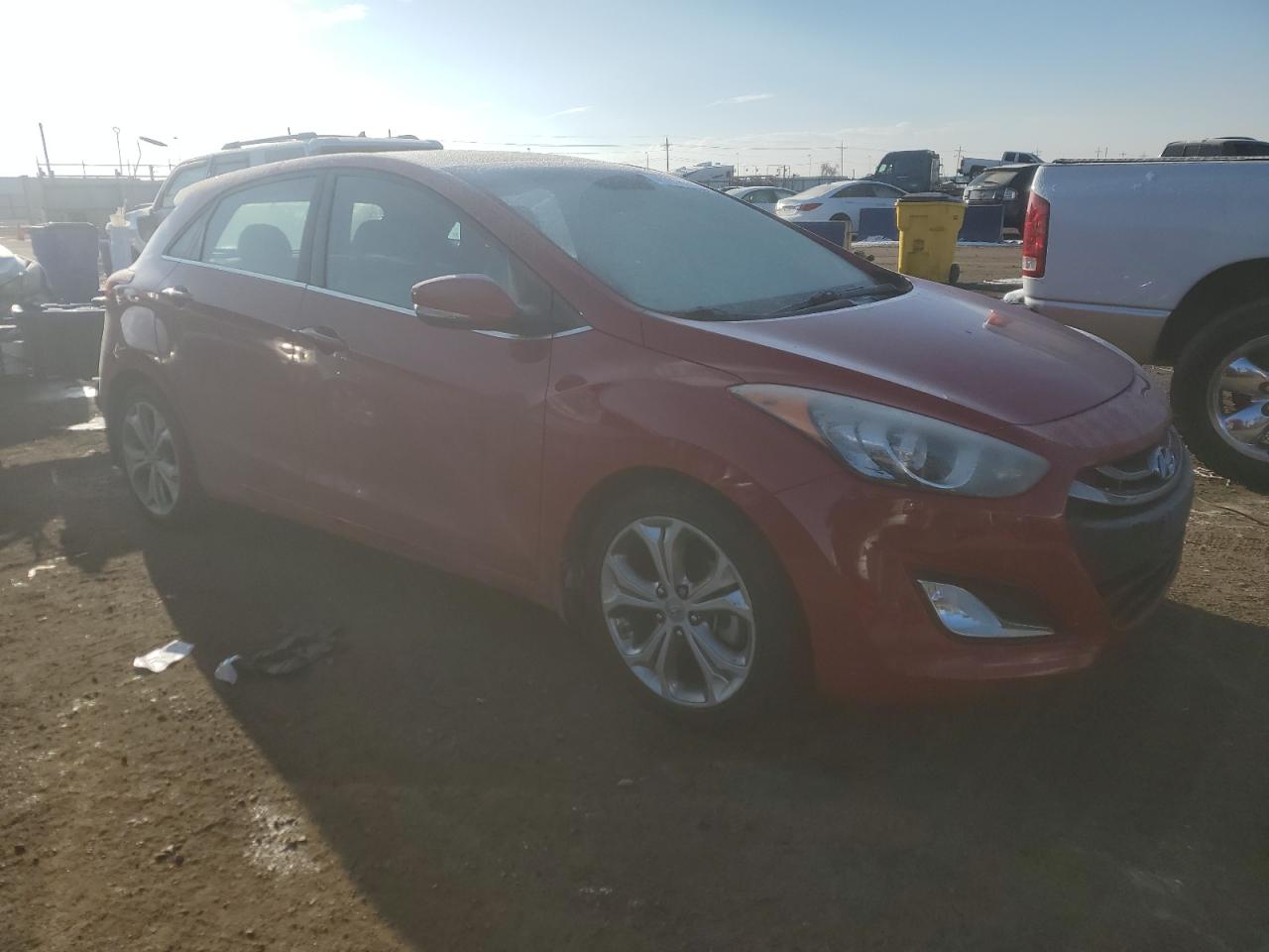 2013 Hyundai Elantra VIN KMHD35LE5DU060573 Copart auction photo, rear end damage thumbnail 4