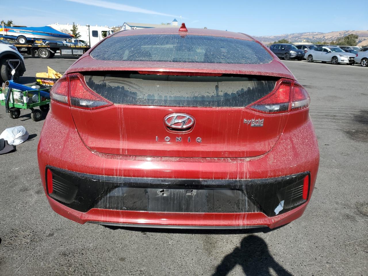 2019 Hyundai IONIQ VIN KMHC65LC6KU167548 Copart auction photo, front end / side damage thumbnail 6