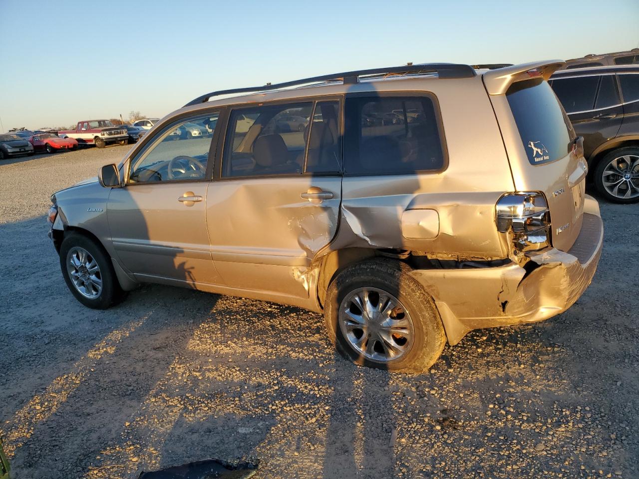 2005 Toyota Highlander VIN JTEEP21A350085374 Copart auction photo, front end / side damage thumbnail 2