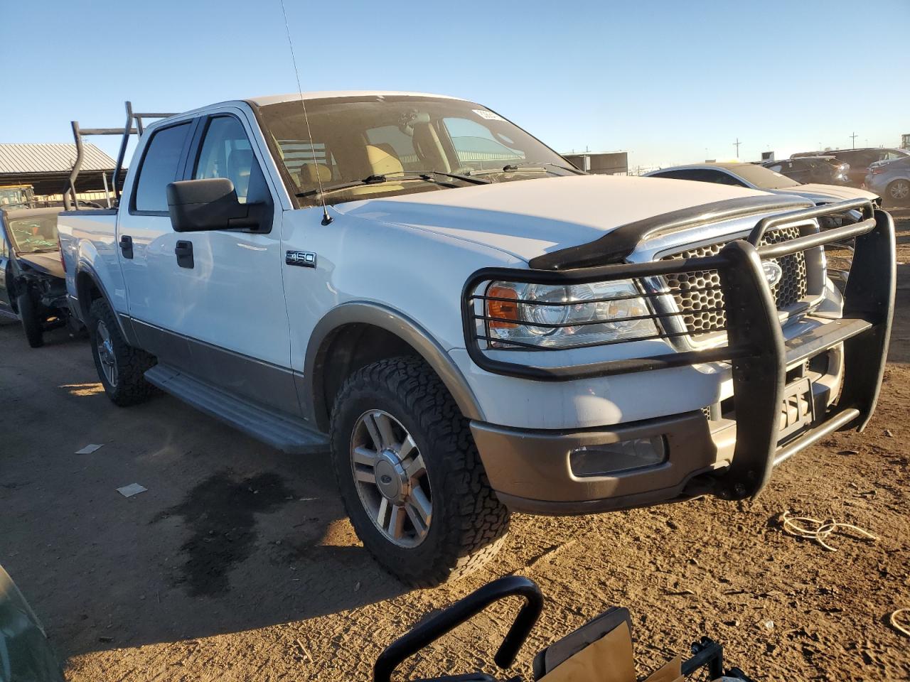 2005 Ford F-150 VIN 1FTPW14565KC17105 Copart auction photo, mechanical damage thumbnail 4