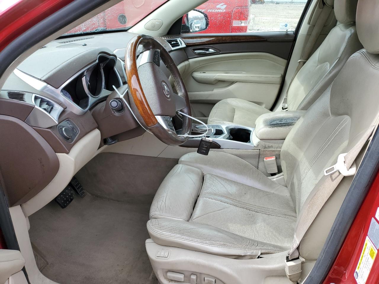 2010 Cadillac SRX VIN 3GYFNAEY1AS651867 Copart auction photo, front end / side damage thumbnail 7