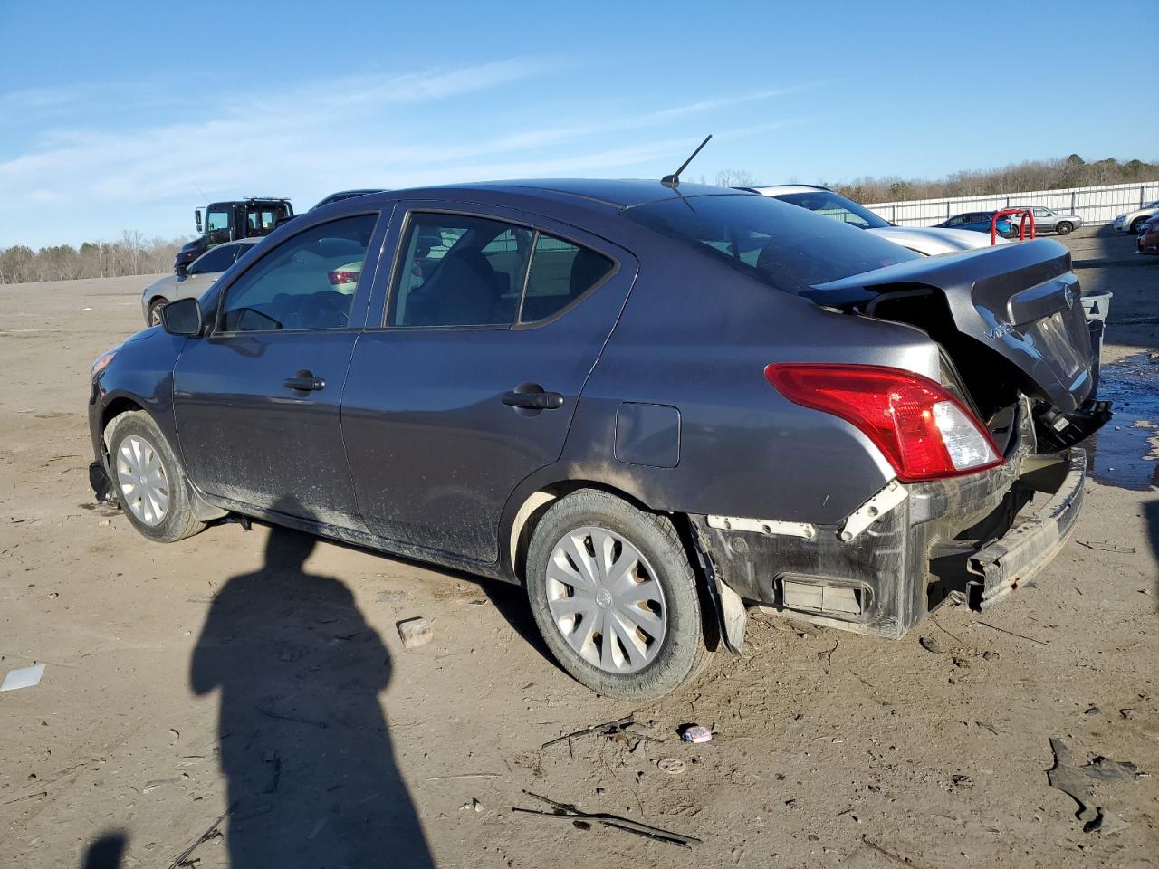 2017 Nissan Versa VIN 3N1CN7AP7HL810021 Copart auction photo, rear end / front end damage thumbnail 2