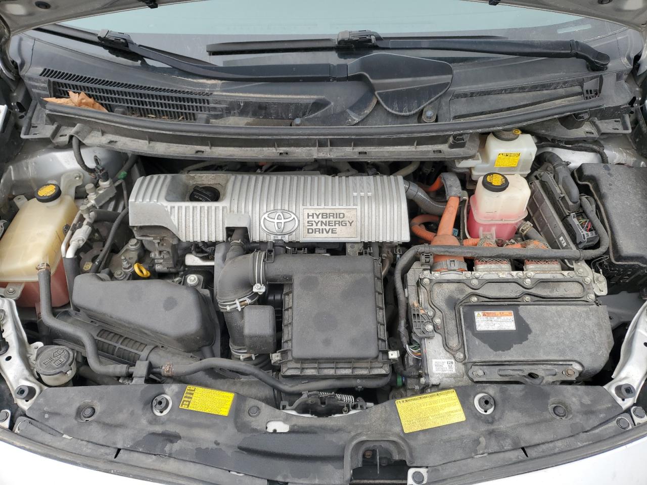2013 Toyota Prius VIN JTDKN3DUXD5604818 Copart auction photo, front end / side damage thumbnail 13