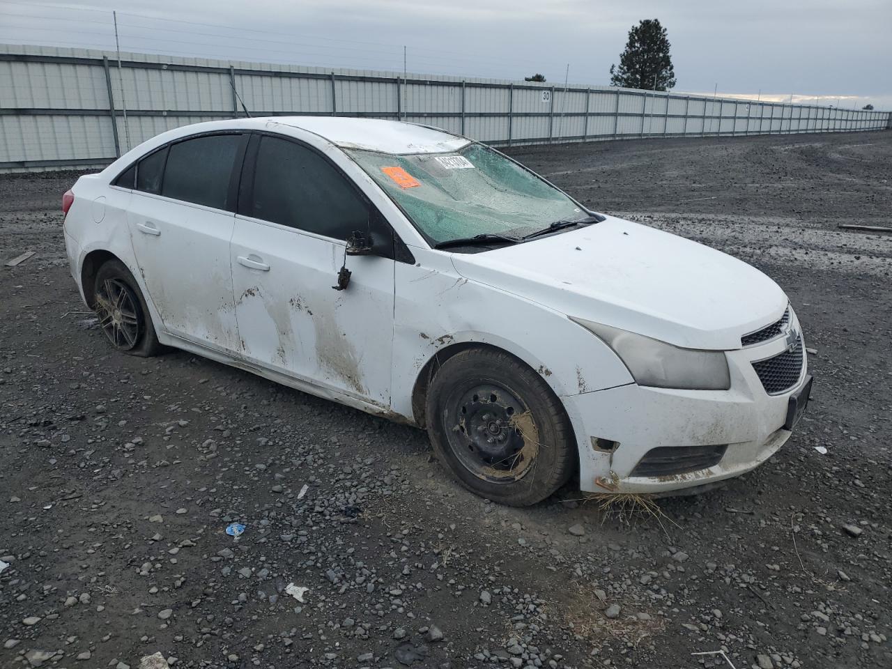 2013 Chevrolet Cruze VIN 1G1PF5SB3D7318869 Copart auction photo, all over damage thumbnail 4