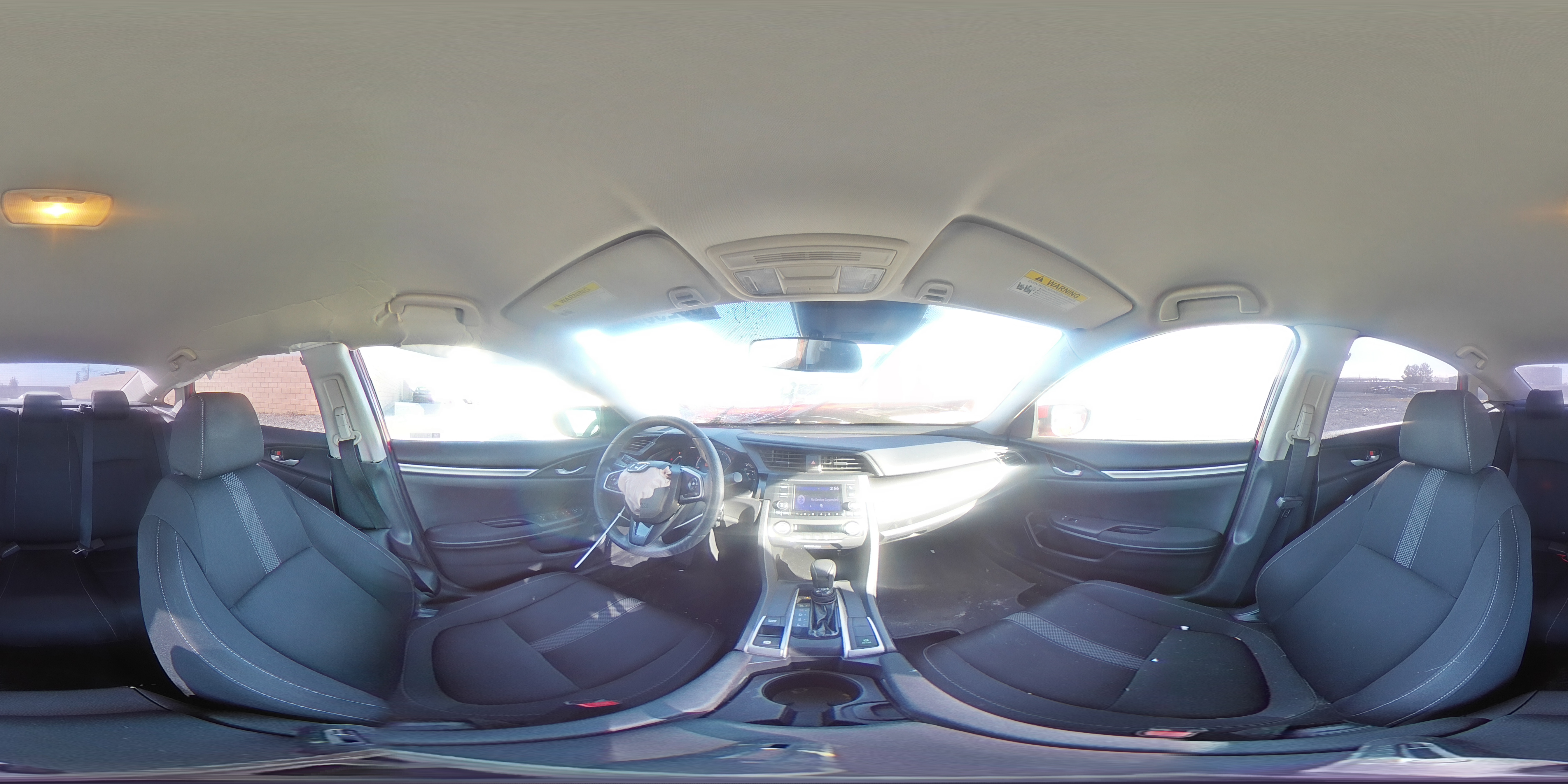 2020 Honda Civic VIN 2HGFC2F61LH557185 Copart auction photo, front end / side damage thumbnail 13